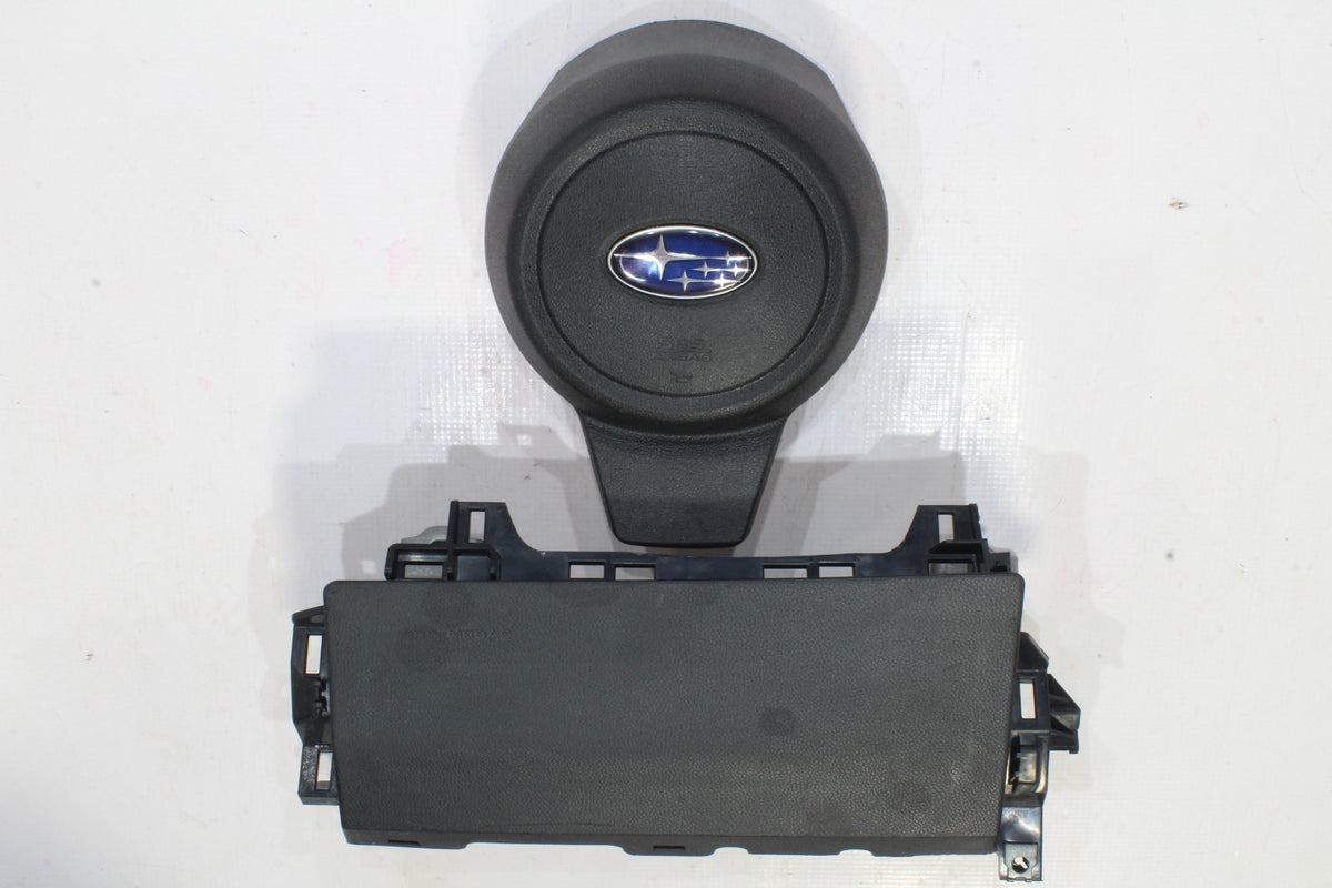 2020 Subaru Legacy Sedan Driver Knee and Wheel Airbag Set, Genuine OEM