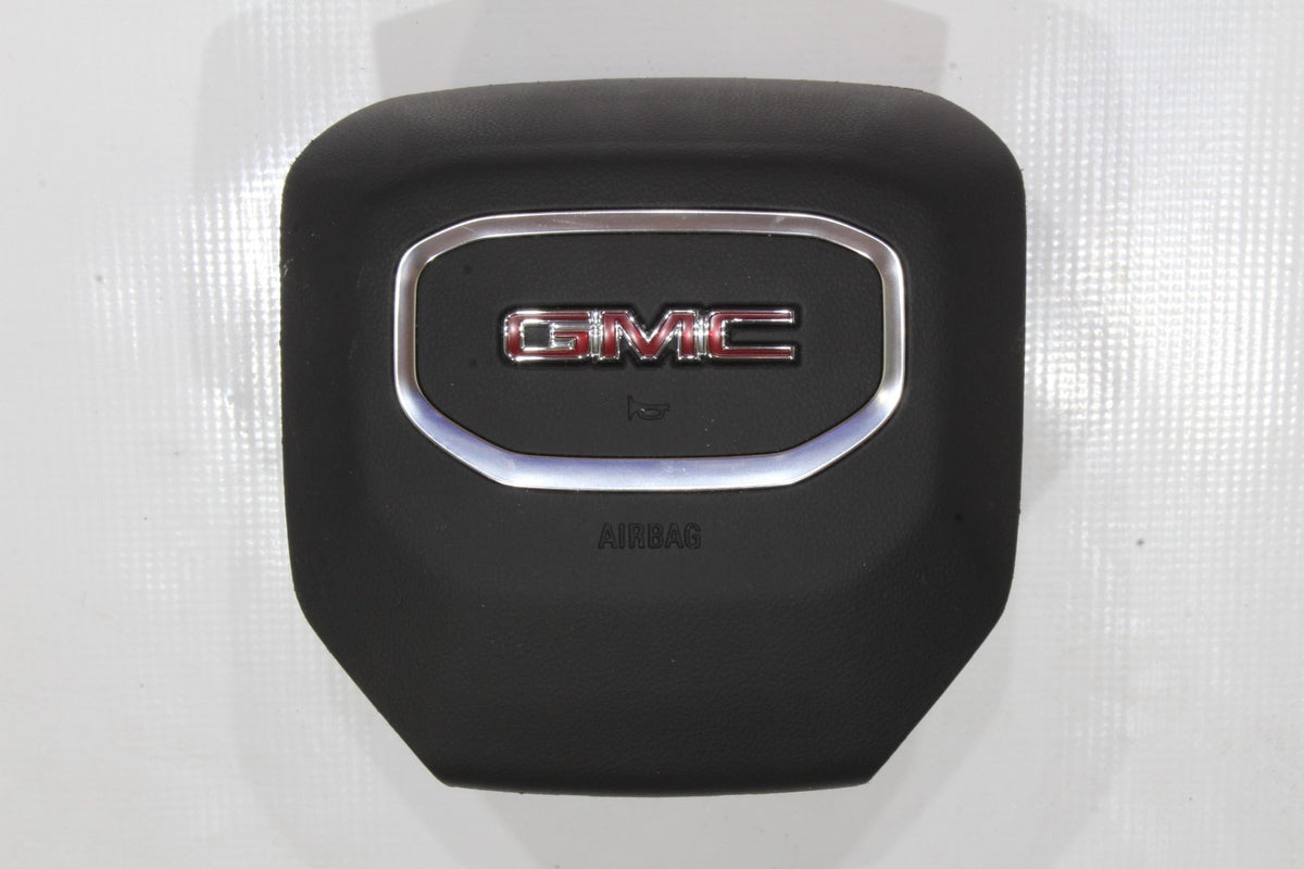 2019 GMC Sierra 1500 Black Driver Wheel Airbag, Genuine OEM