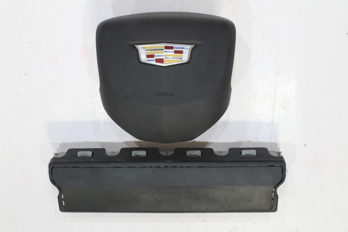2020-2024 Cadillac XT6 Driver Wheel and Knee Airbag, Black, Genuine OEM
